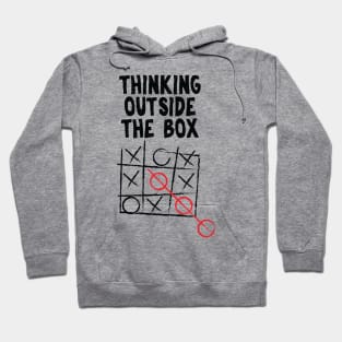 Think Outside The Box print Neurodiversity Hoodie